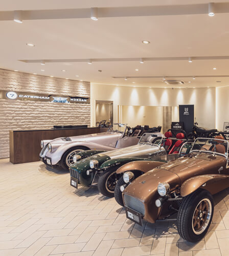 アーキッシュギャラリー　CATERHAM TOKYO/MORGAN CARS TOKYO